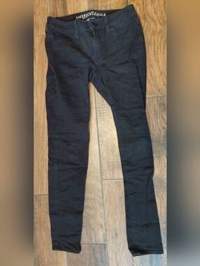 American Eagle Black Jegging Juniors Size 0 Short